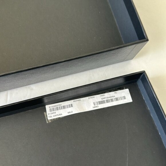 Ysl Black Original Empty Box 10" x 10" x 2" New - Picture 8 of 8